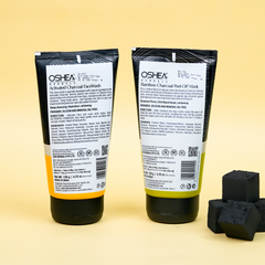 Activated Charcoal Face Wash +Bamboo Charcoal Peel Off Mask Combo