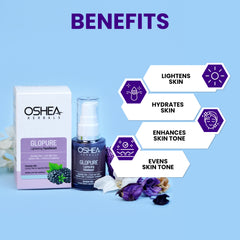 Benefits Glopure Lightening Face Serum Oshea Herbals