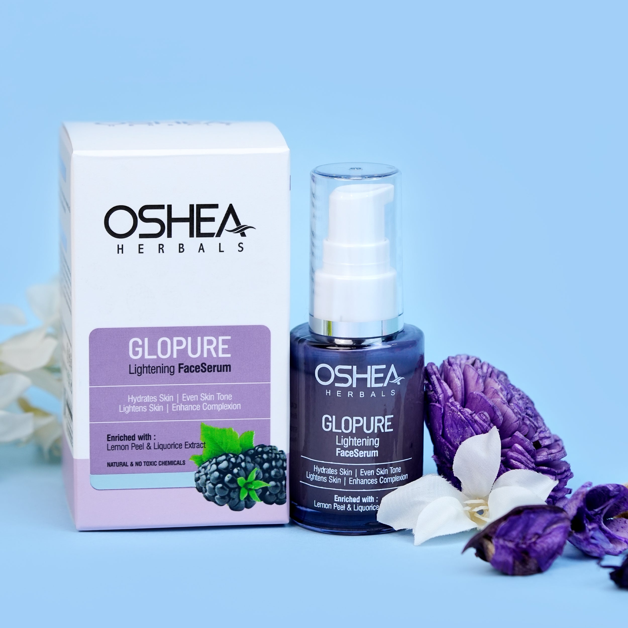 Glopure Lightening Face Serum Oshea Herbals