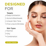 Face Peeling Solution - 25% AHA + 2% BHA + 5% PHA infused with sugarcane