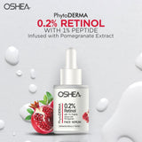 Face Serum - 0.2% Retinol + 1% Peptide Infused with Pomegranate