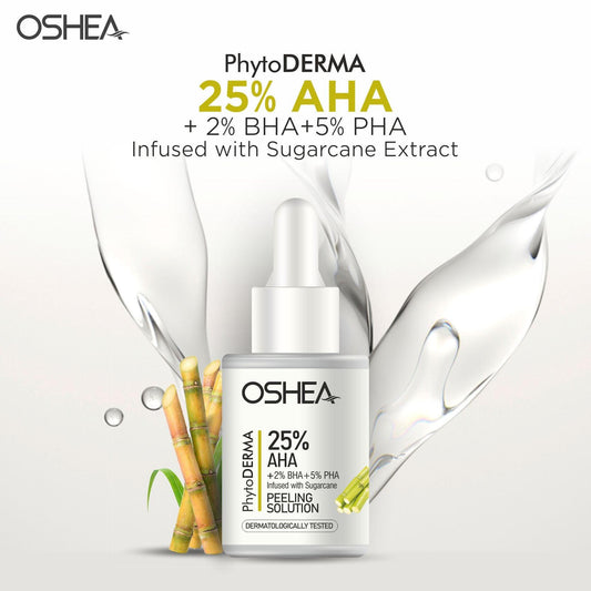 Face Peeling Solution - 25% AHA + 2% BHA + 5% PHA infused with sugarcane