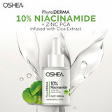 Face Serum - 10% Niacinamide + Zinc PCA infused with Cica