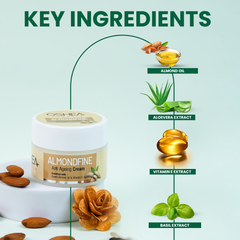 Key Ingredients Almondfine Anti Ageing Cream Oshea Herbals