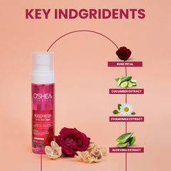 Key Ingredients RoseFresh Facial Skin Toner Oshea Herbals