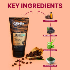 Key ingredients Cafeine-pro Face wash Oshea Herbals