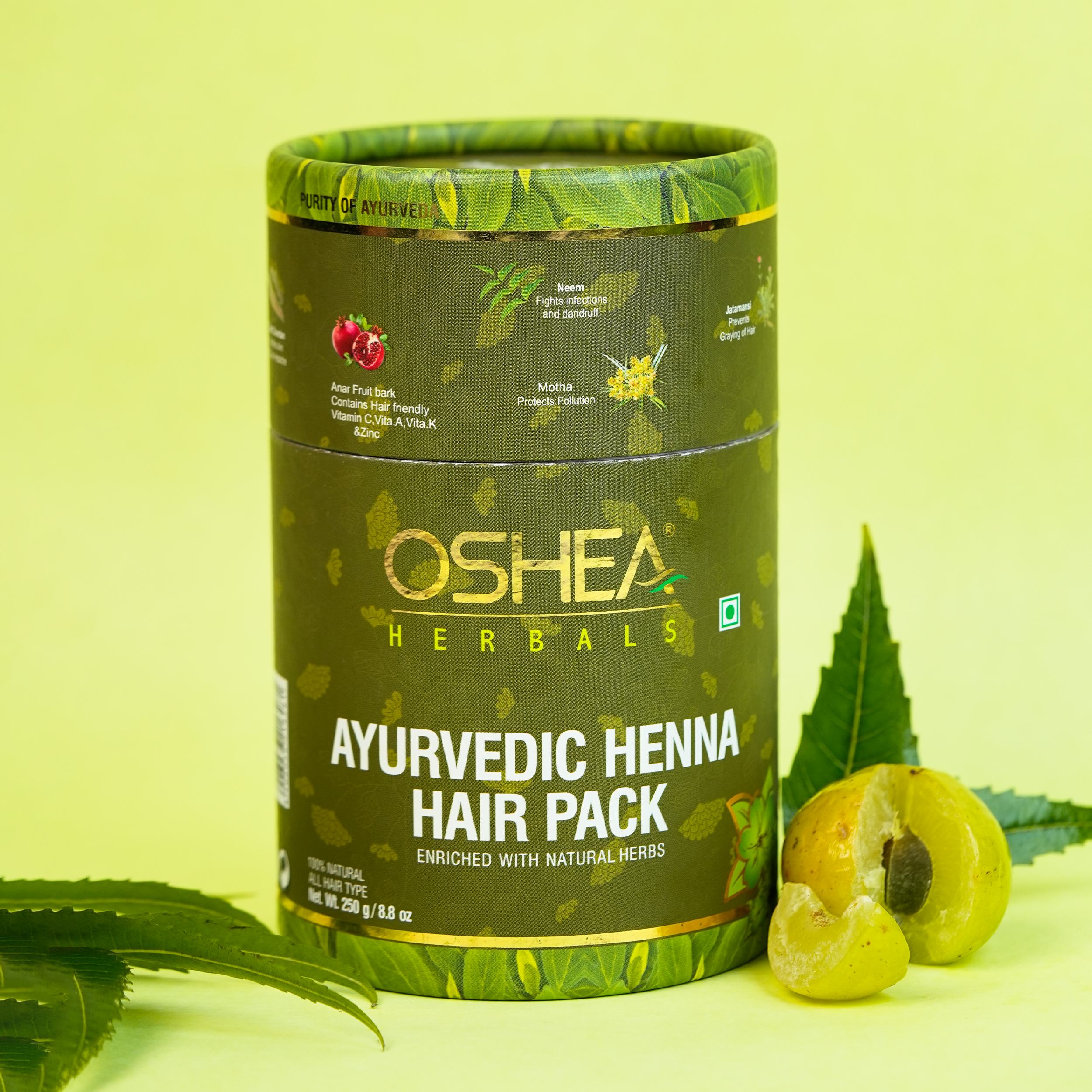Natural Henna Hair Pack Oshea Herbals