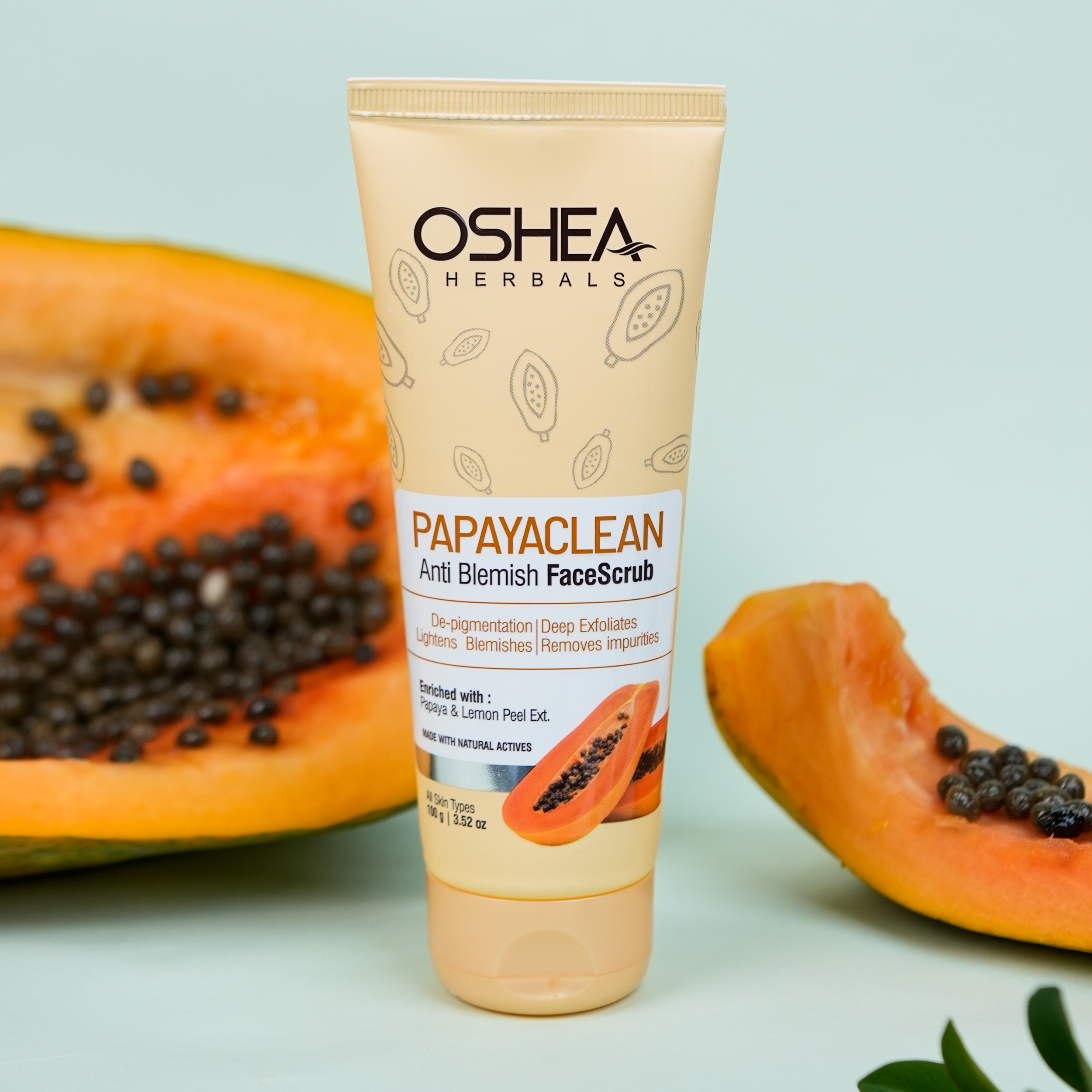 Papayaclean Anti Blemishes Face Scrub Oshea Herbals