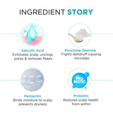 Anti-Dandruff Hair Serum - 2% Salicylic Acid + 3% Fluidipure 5G + 0.5% Piroctone Olamine + 3% Pentavitin Infused with Probiotic