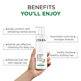 Anti - Hairfall Shampoo - Redensyl + Anagain + Baicapil + Rootbiotec HO, Biotin Infused with Rosemary Extract