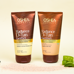 Radiance D-Tan Face Pack +Radiance D-Tan Face Wash Combo