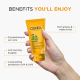 Uv Shield Mattifying  Sun Block Cream SPF 40 PA +++