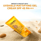 Uv Shield Mattifying Gel Cream SPF 45 PA +++