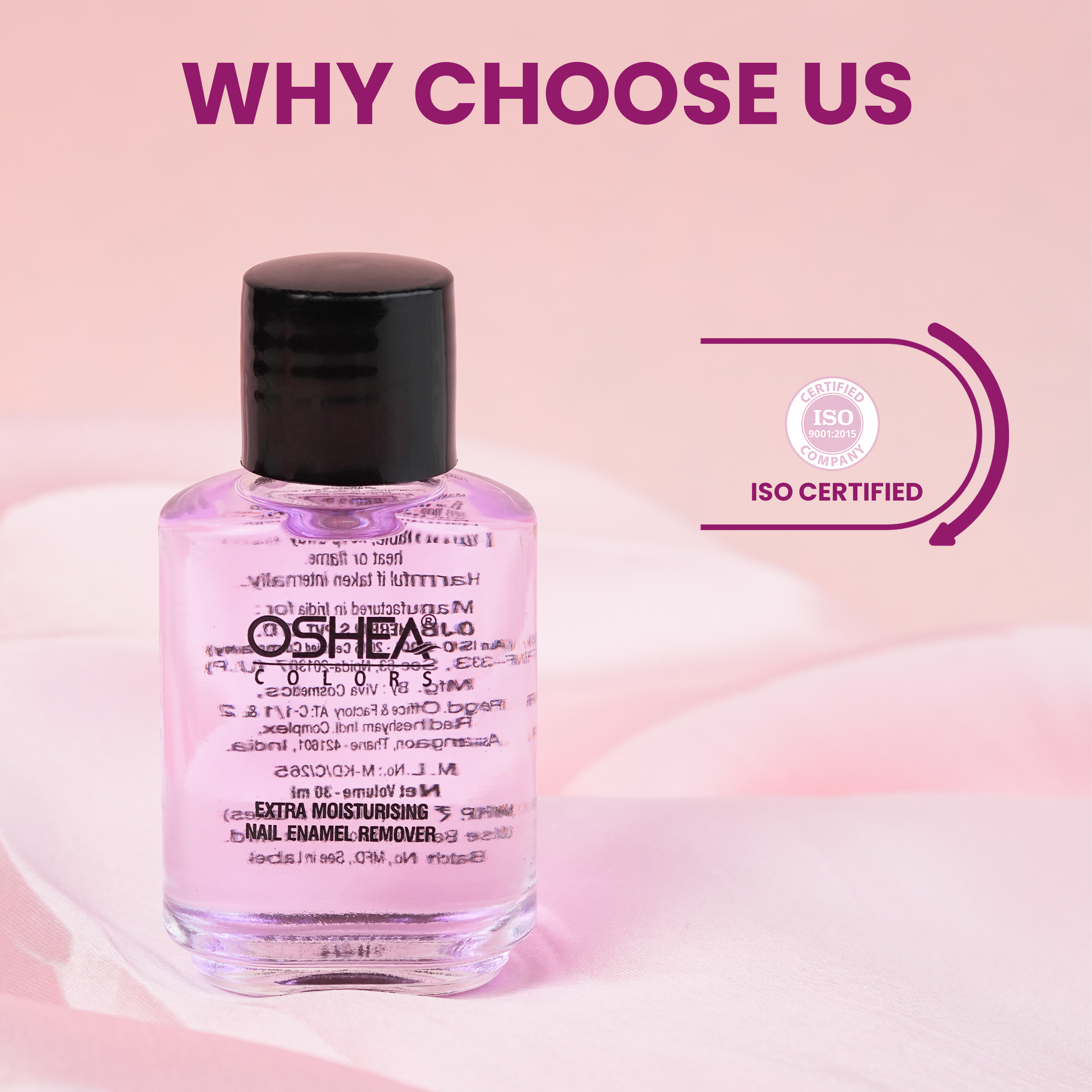 Why Choose Us Nail Enamel Remover Oshea Herbals