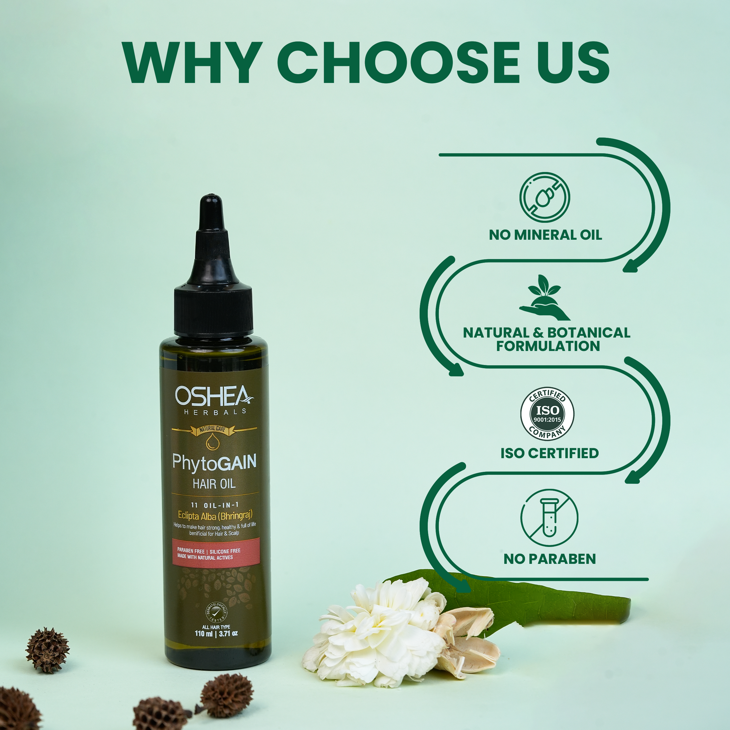 Why Choose Us PhytoGain Oil Oshea Herbals 