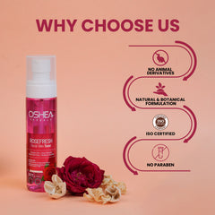 Why Choose Us RoseFresh Facial Skin Toner Oshea Herbals