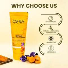 Why Choose Us Ubtan Glowing & Tan Removing Face wash Oshea Herbals