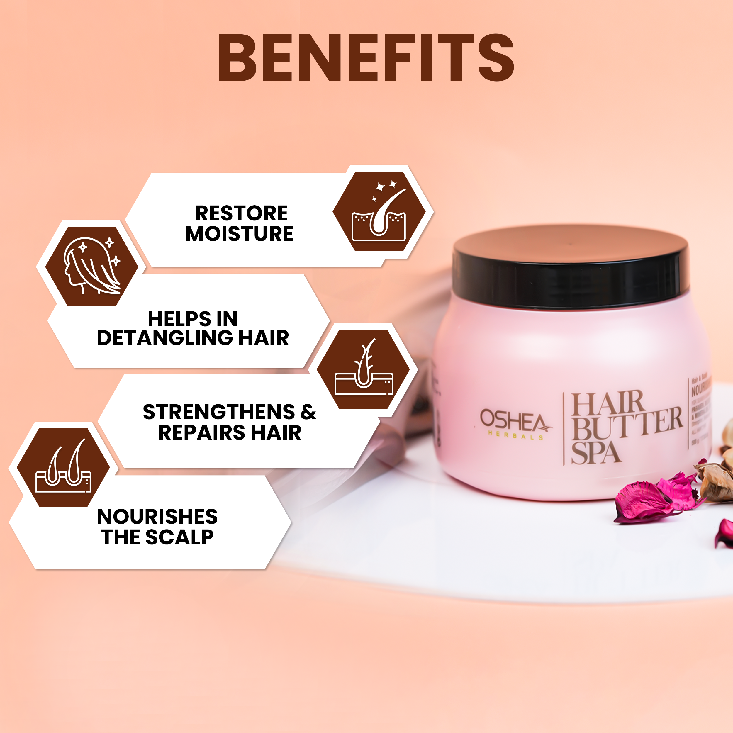 benefits Hair Butter Spa Oshea Herbals
