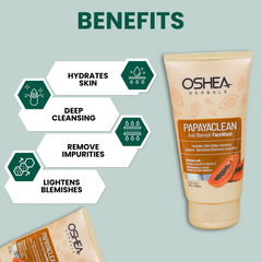 benefits Papayaclean Anti Blemish Face wash Oshea Herbals