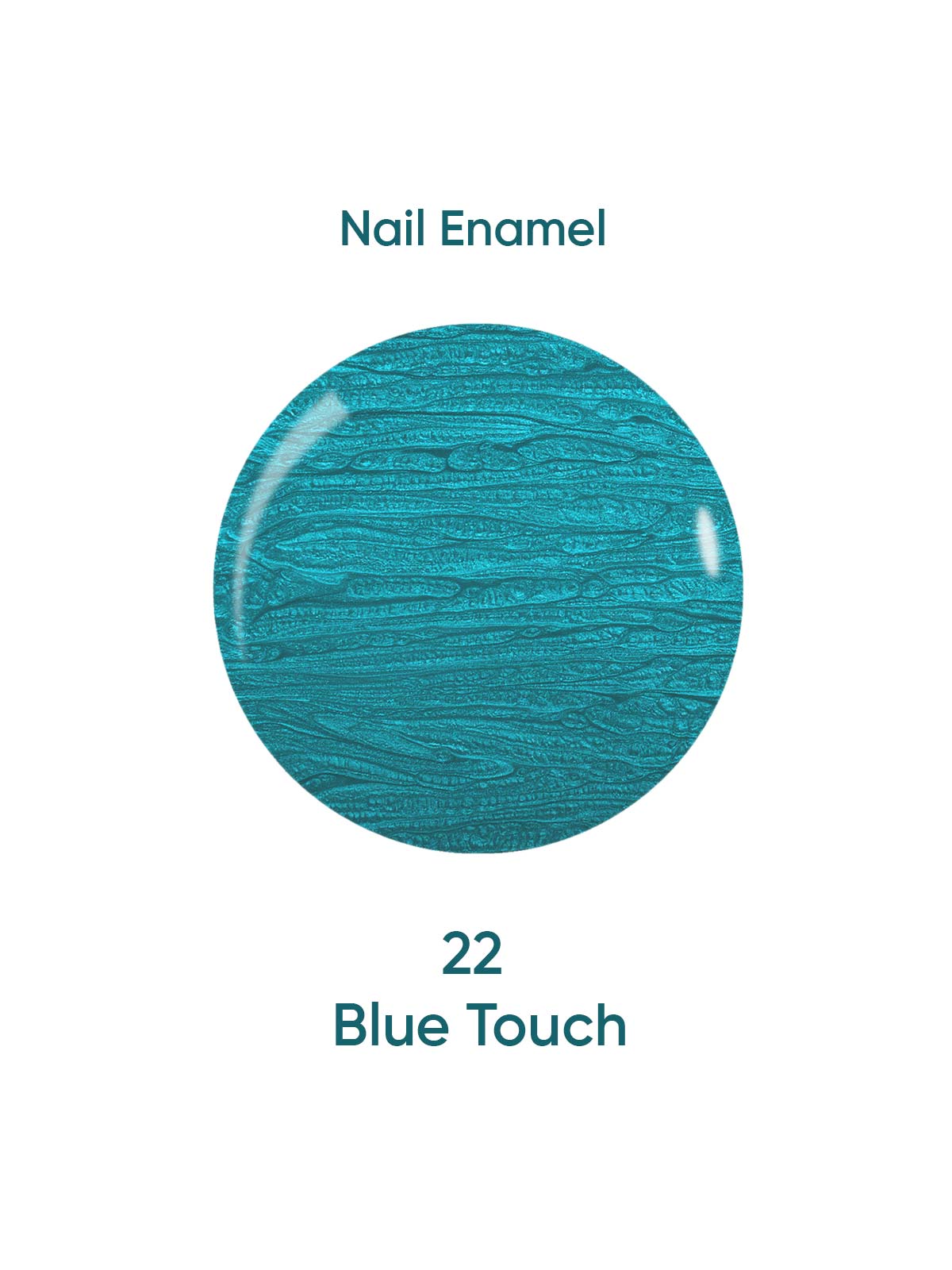 Nail Enamel 22 Blue Touch