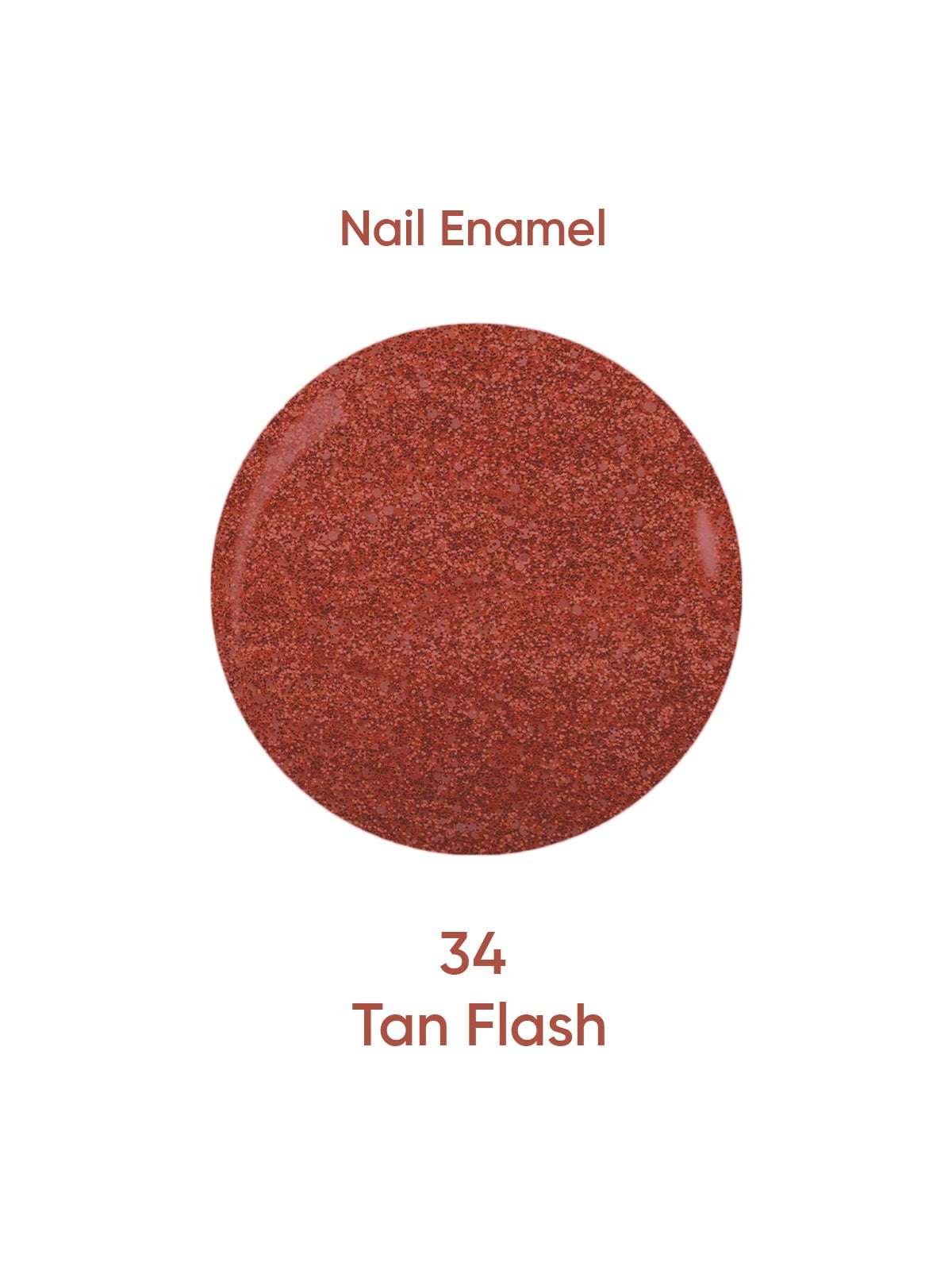 Nail Enamel 34 Tan Flash