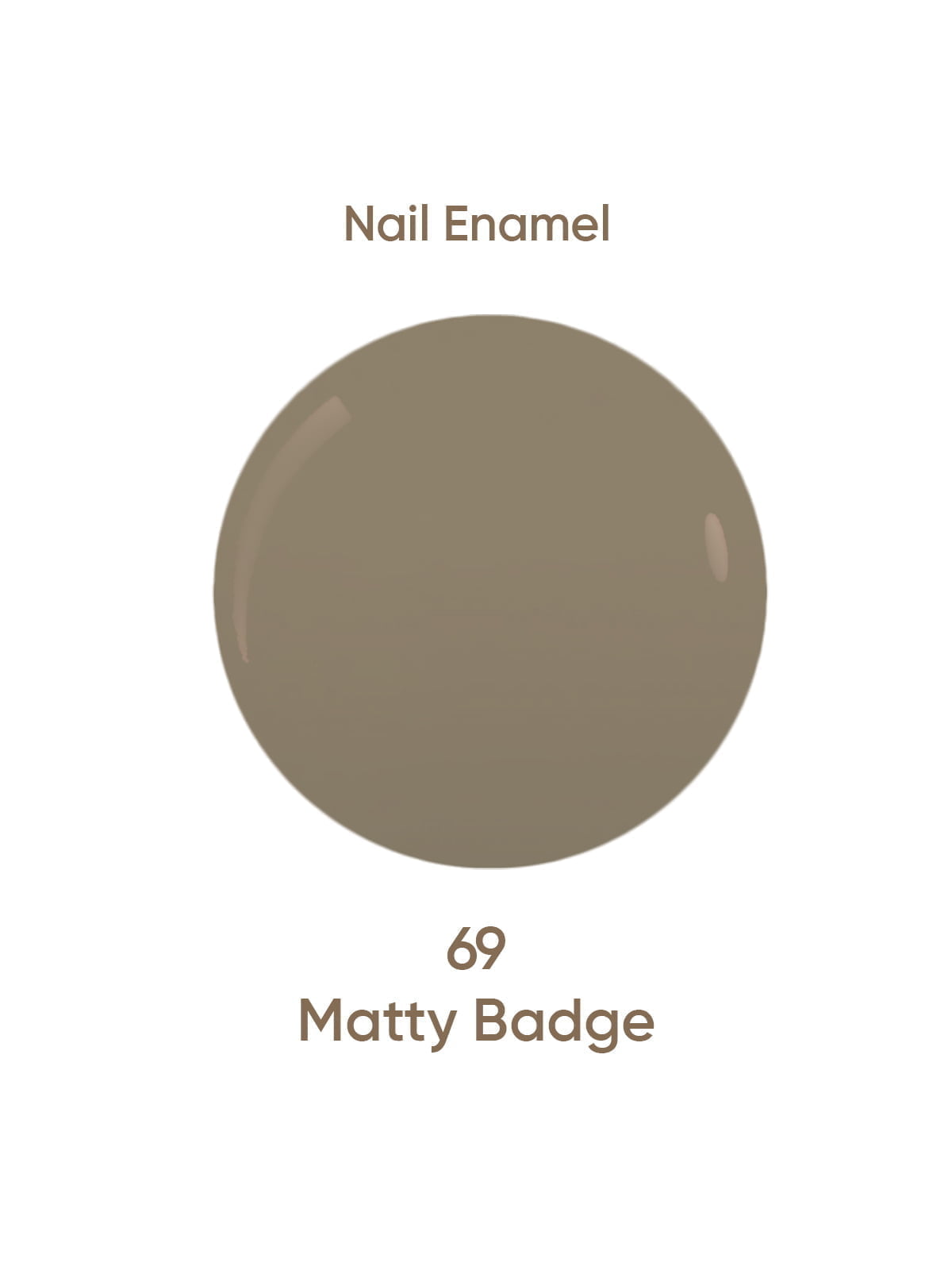 Nail Enamel Matty- Badge-71