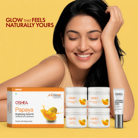 Papaya Facial Kit – Deep Cleansing, Instant Glow & Brightening Facial at Home