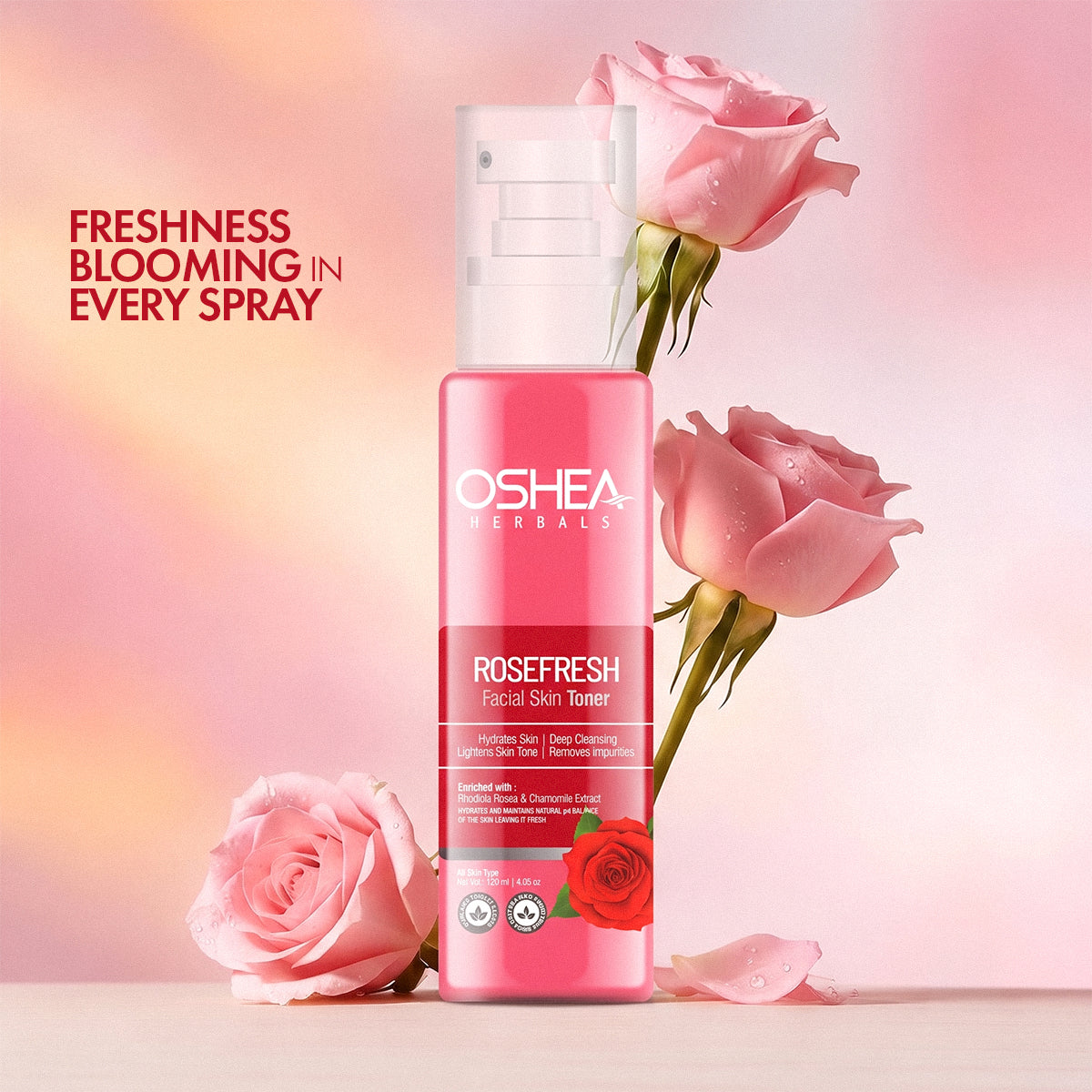 RoseFresh Facial Skin Toner 
