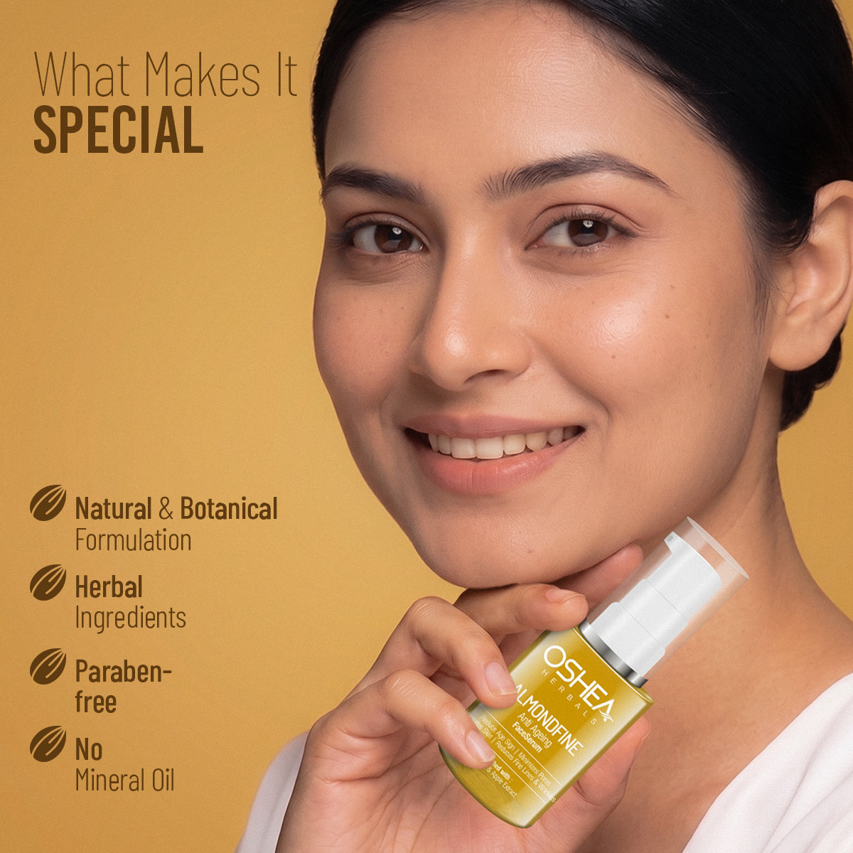 Almondfine Anti Ageing Serum - Oshea Herbals