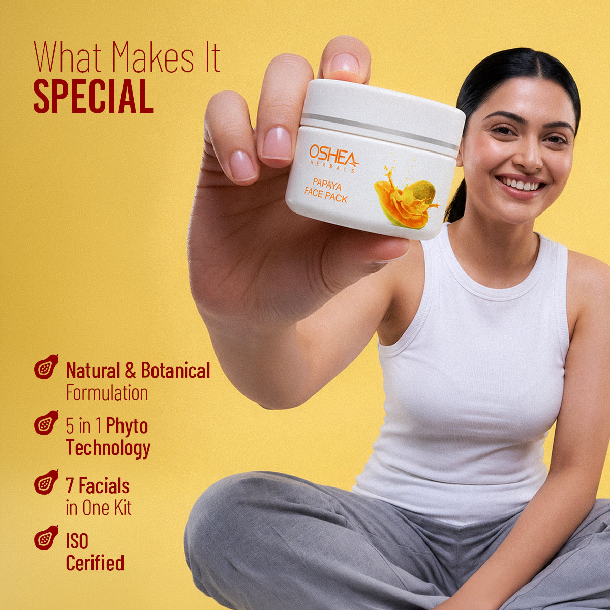 Papaya Facial Kit – Deep Cleansing, Instant Glow & Brightening Facial at Home