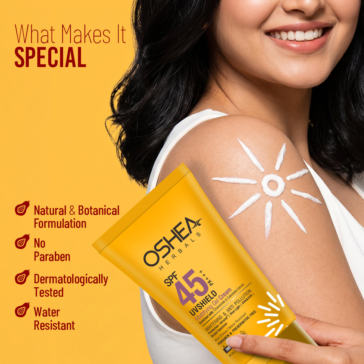 Uv Shield Mattifying Gel Cream SPF 45 PA +++