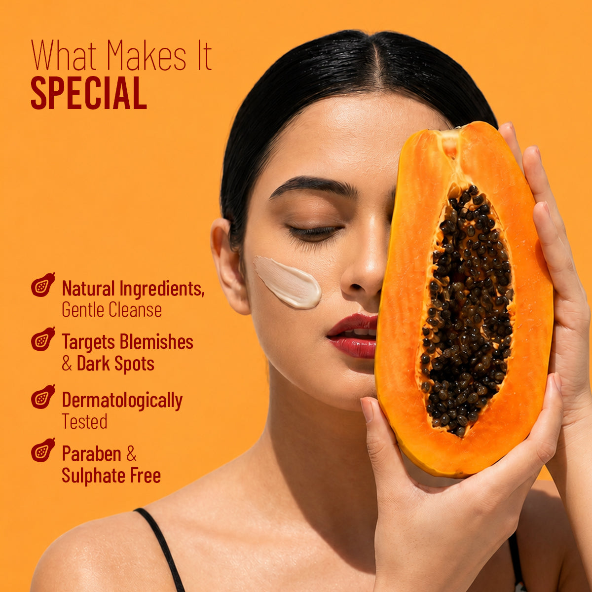 Papaya Clean Anti Blemish Facewash - 150 gm