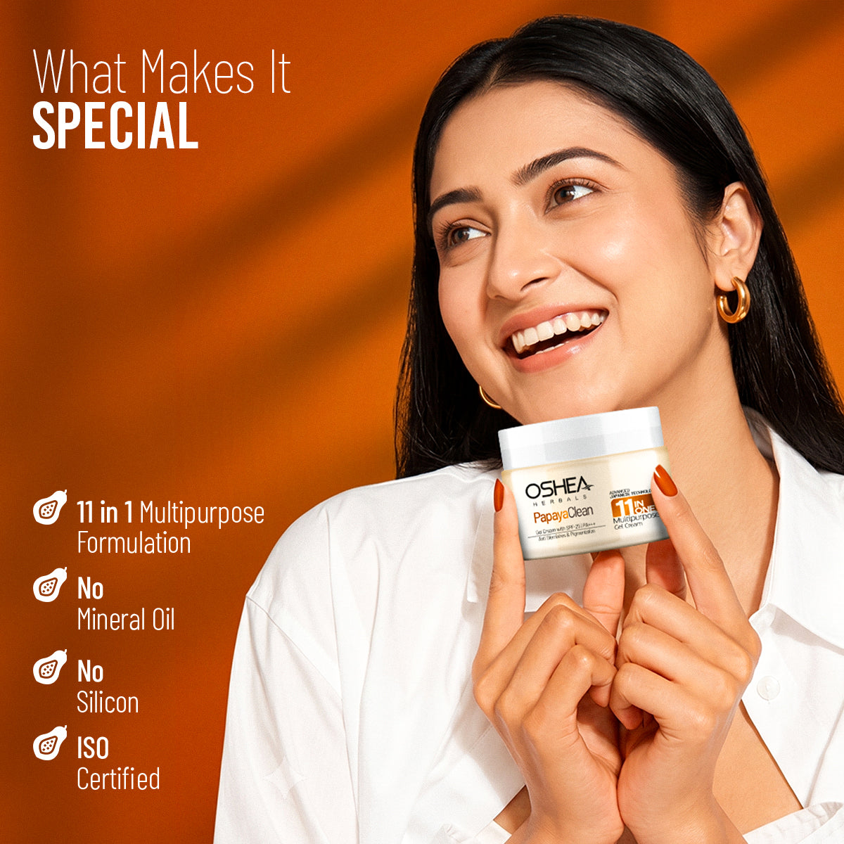 Papaya Clean 11 in One Gel Cream with SPF-25 | PA+++
