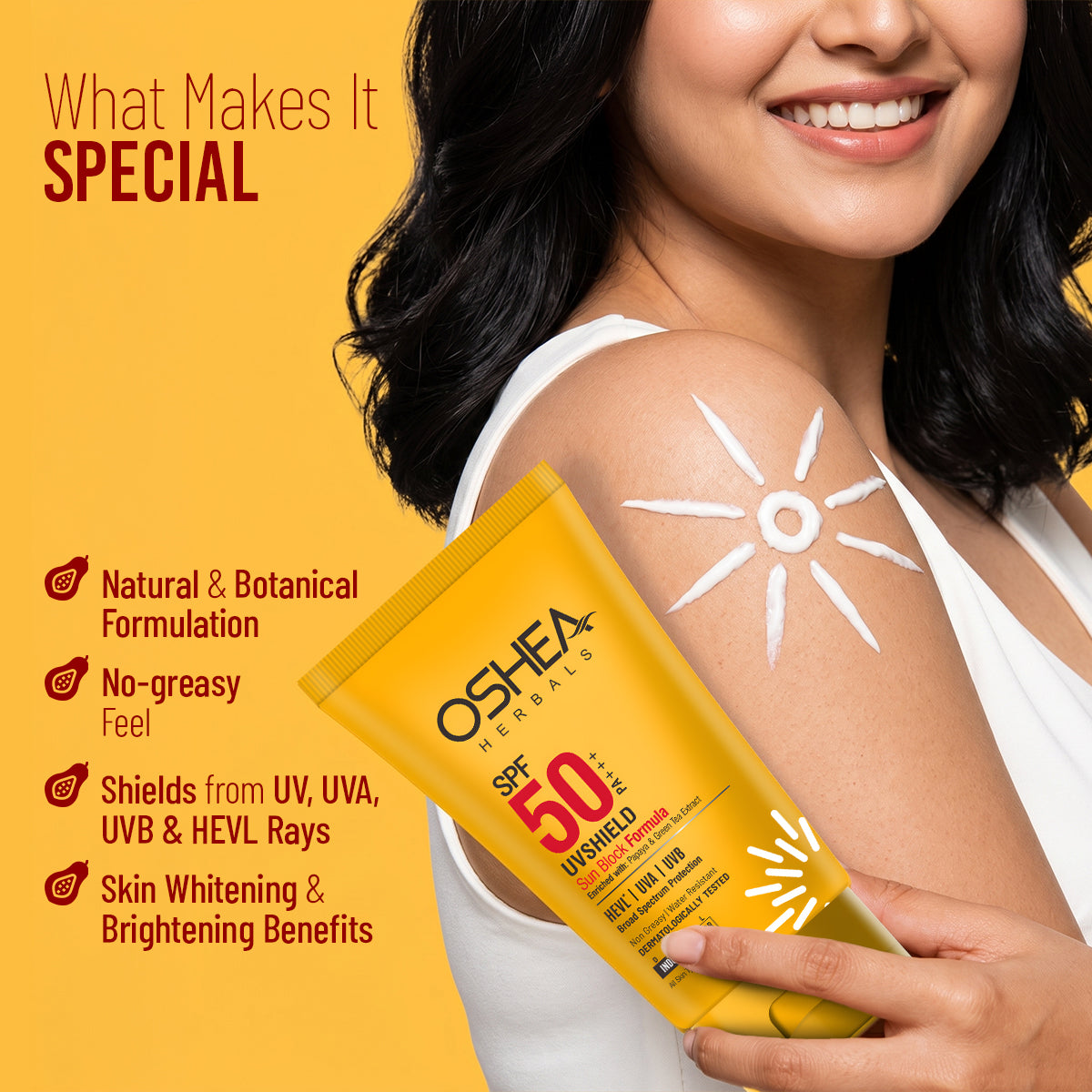Uv Shield Sun Block Formula SPF 50 PA+++