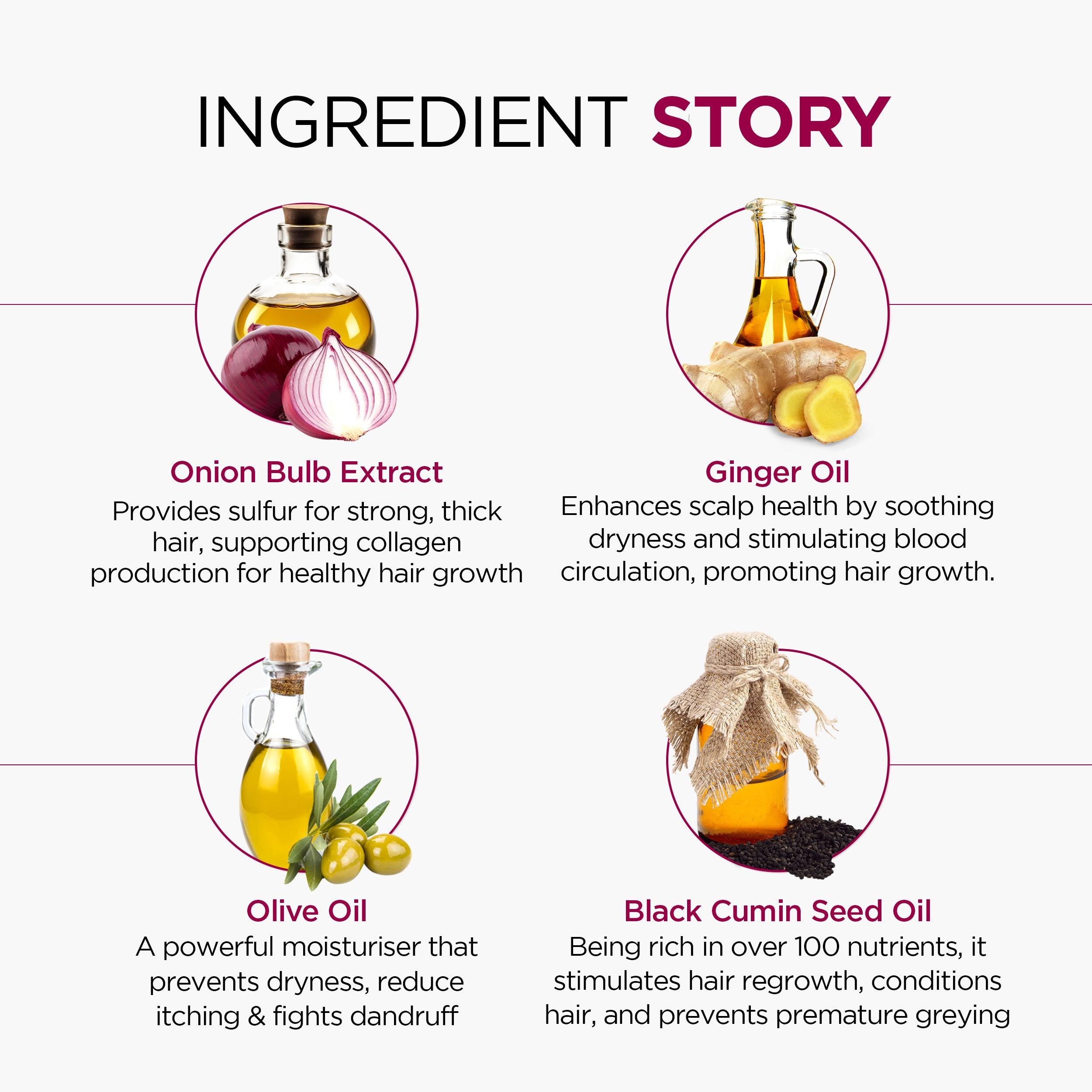 Onion And Ginger Hair Oil