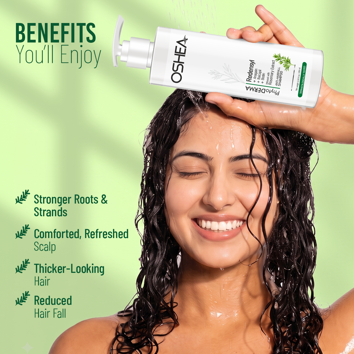 Anti Hair Fall Shampoo with Redensyl and Rosemary
