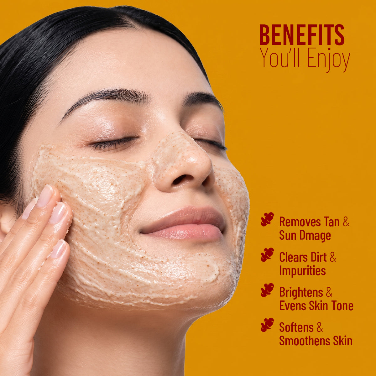 Ubtan Glowing & Tan Removing Face Scrub