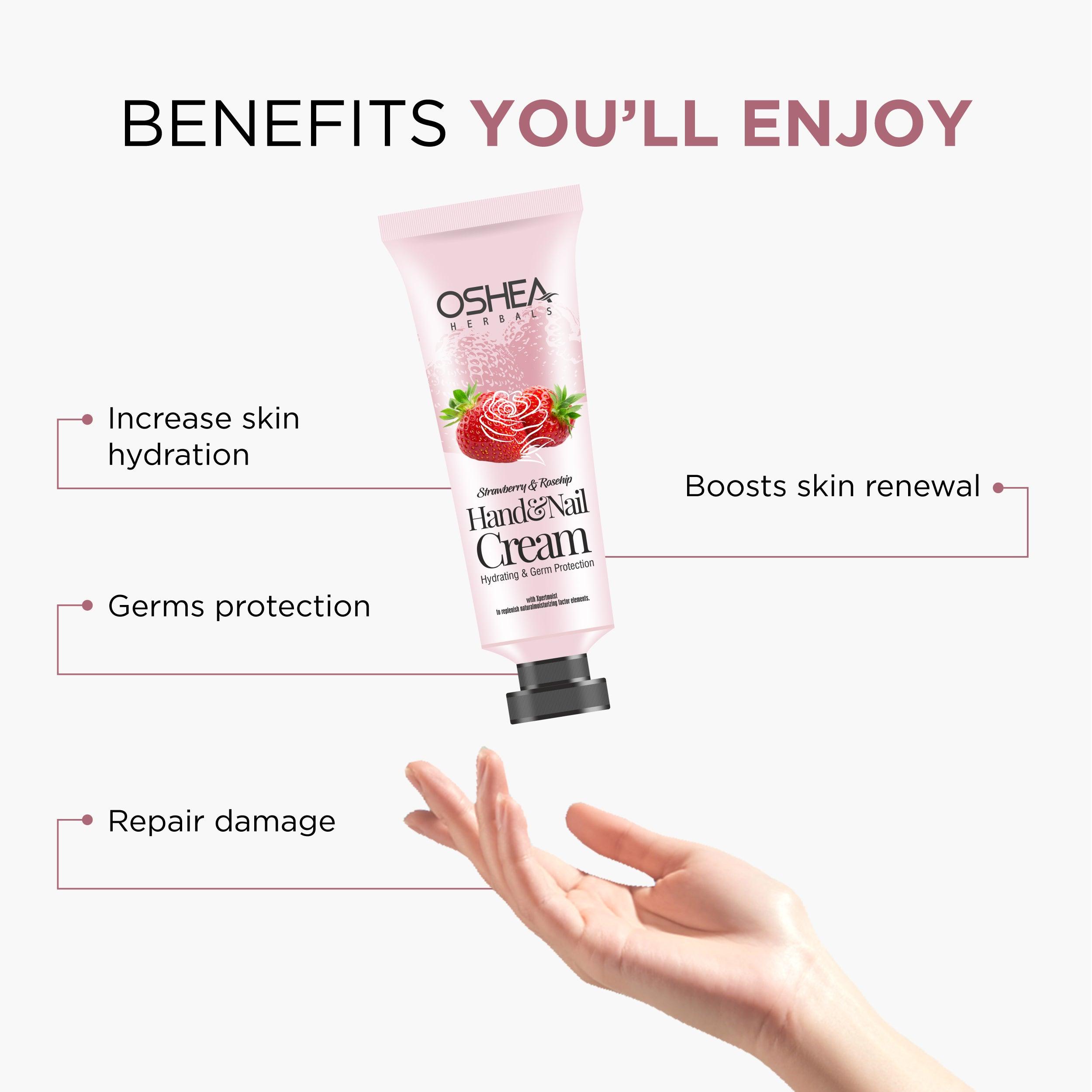 Strawberry & Rasehip Hand Cream & Nail Cream