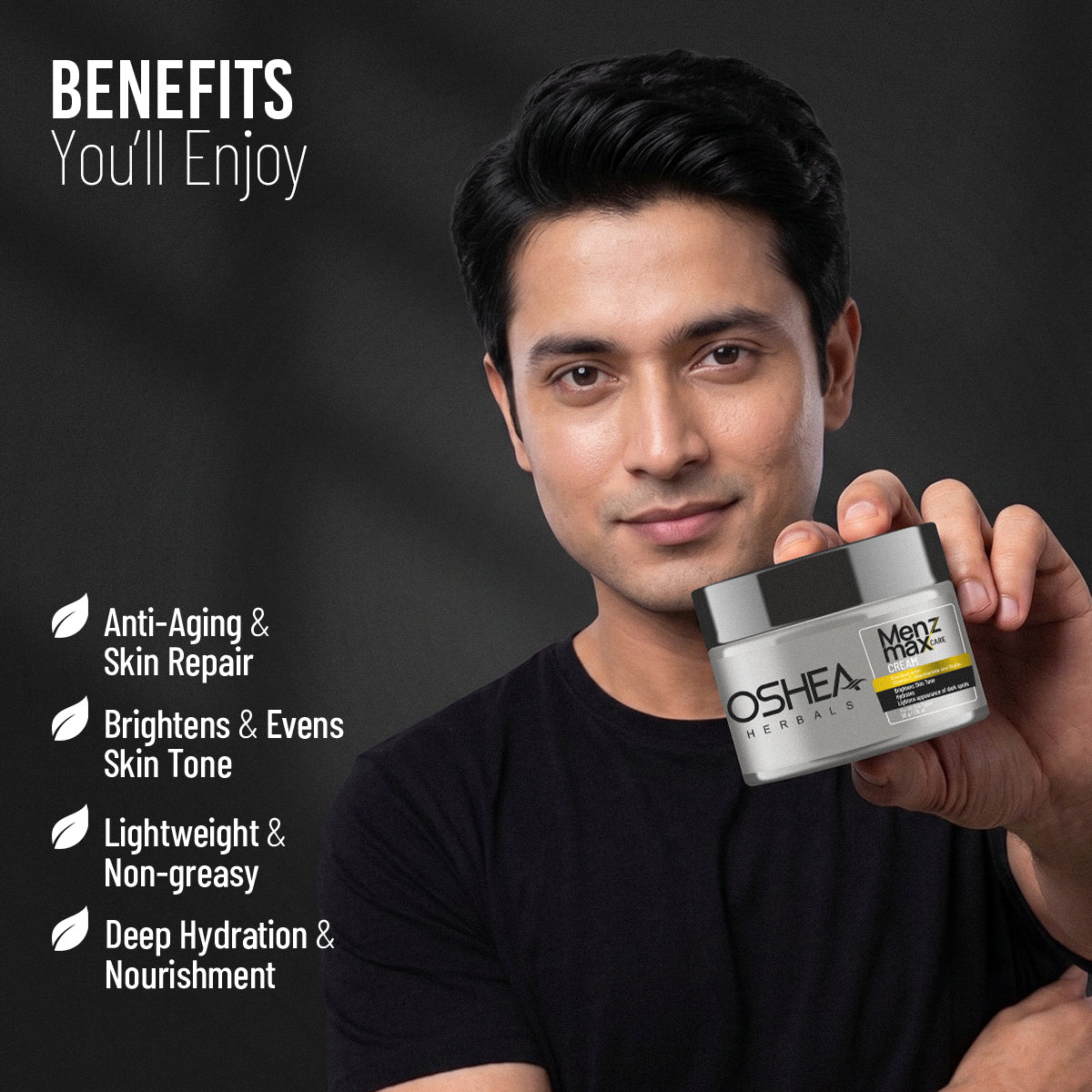 Menz Max Care Cream With SPF 25PA+ - Oshea Herbals
