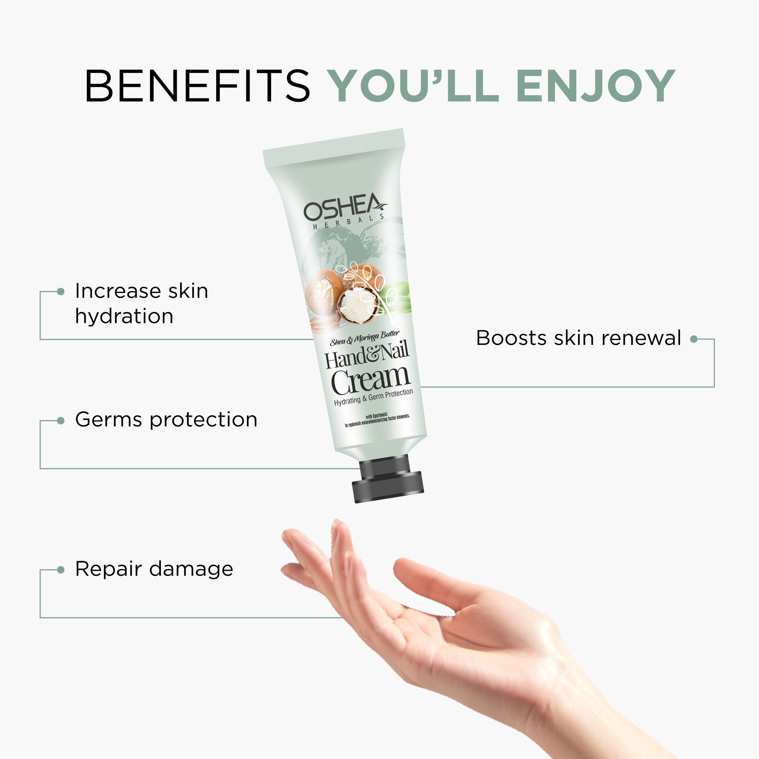 Shea & Moringa Butter Hand Cream & Nail Cream