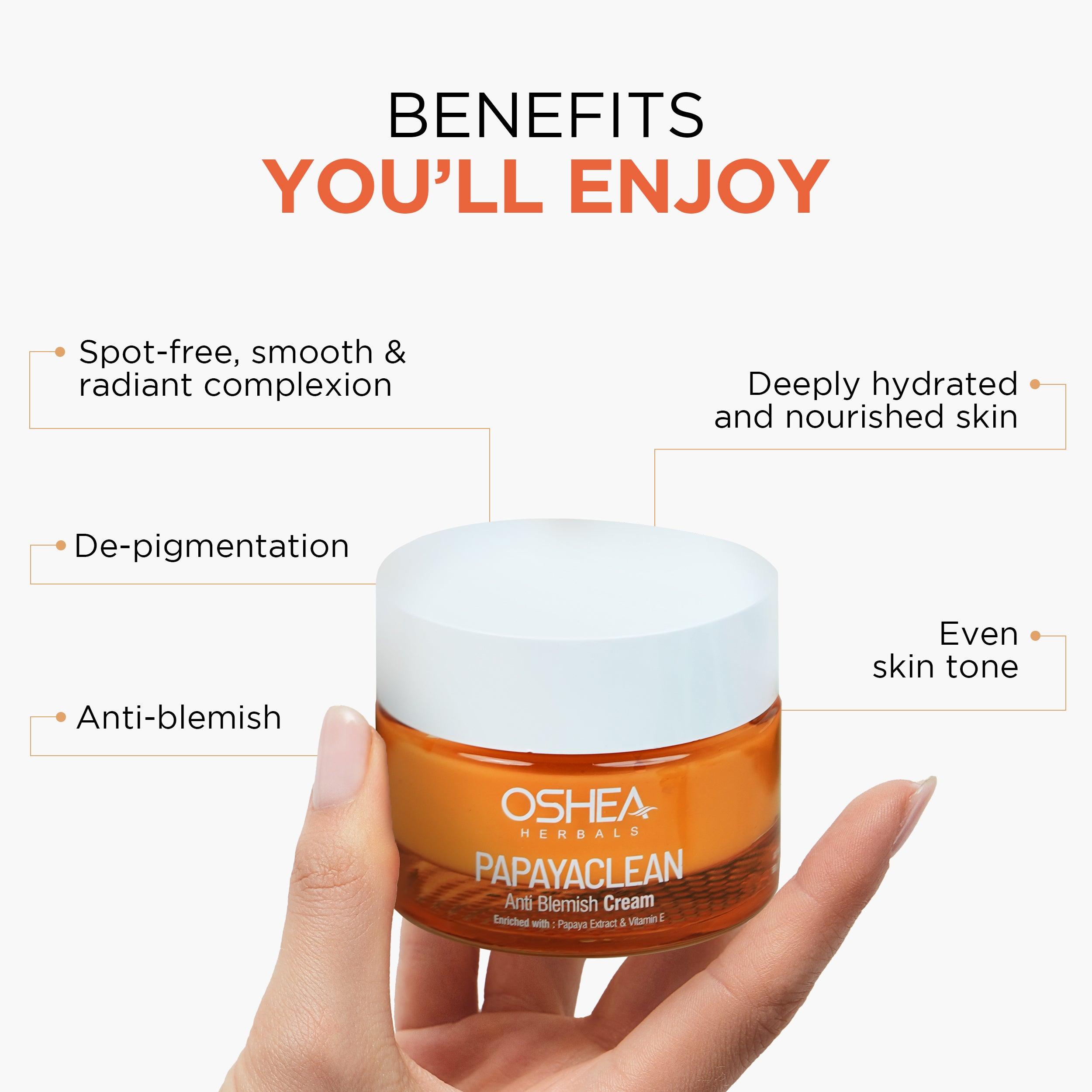 Papaya Clean Face Cream with Anti Blemish Formula