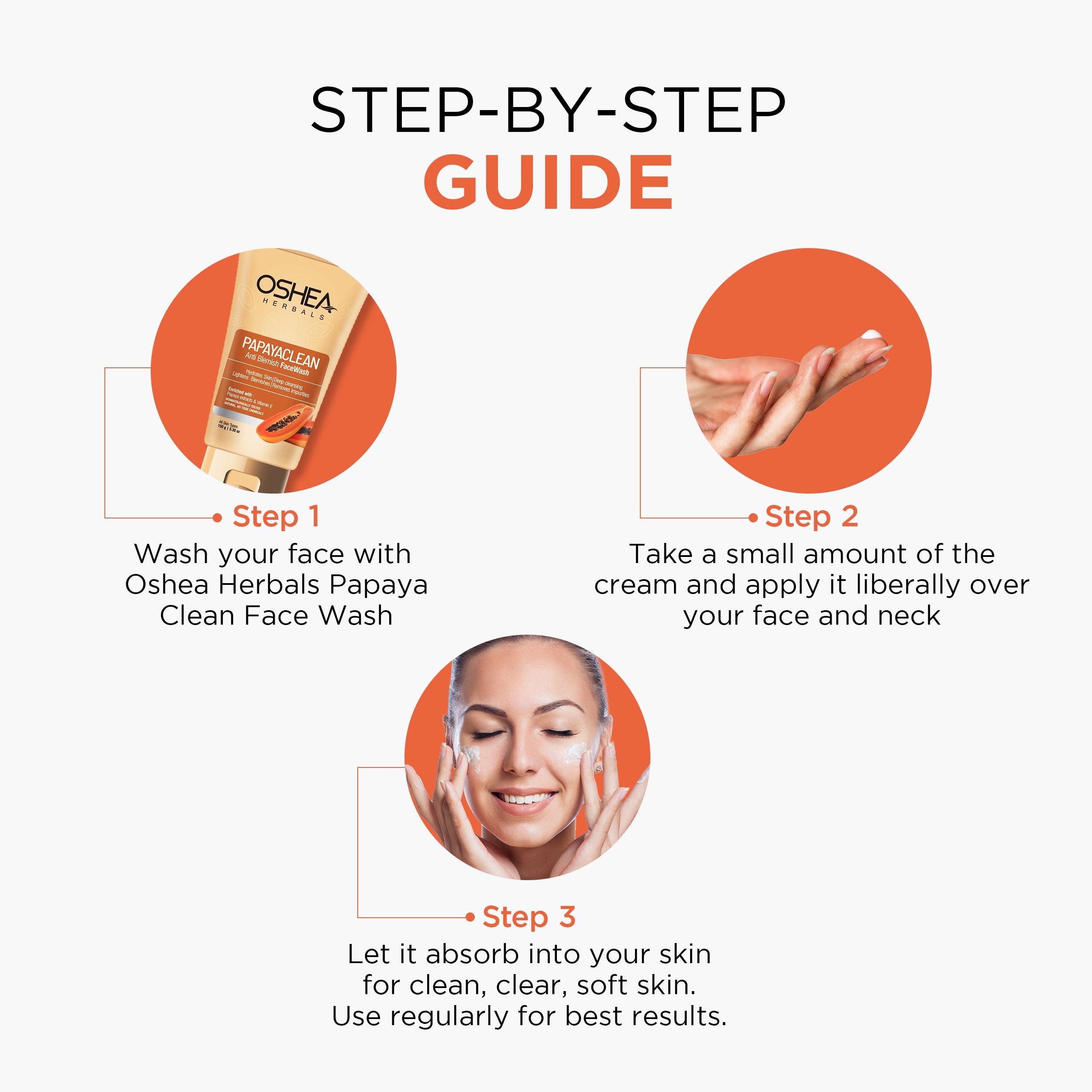 Papaya Clean Face Cream with Anti Blemish Formula