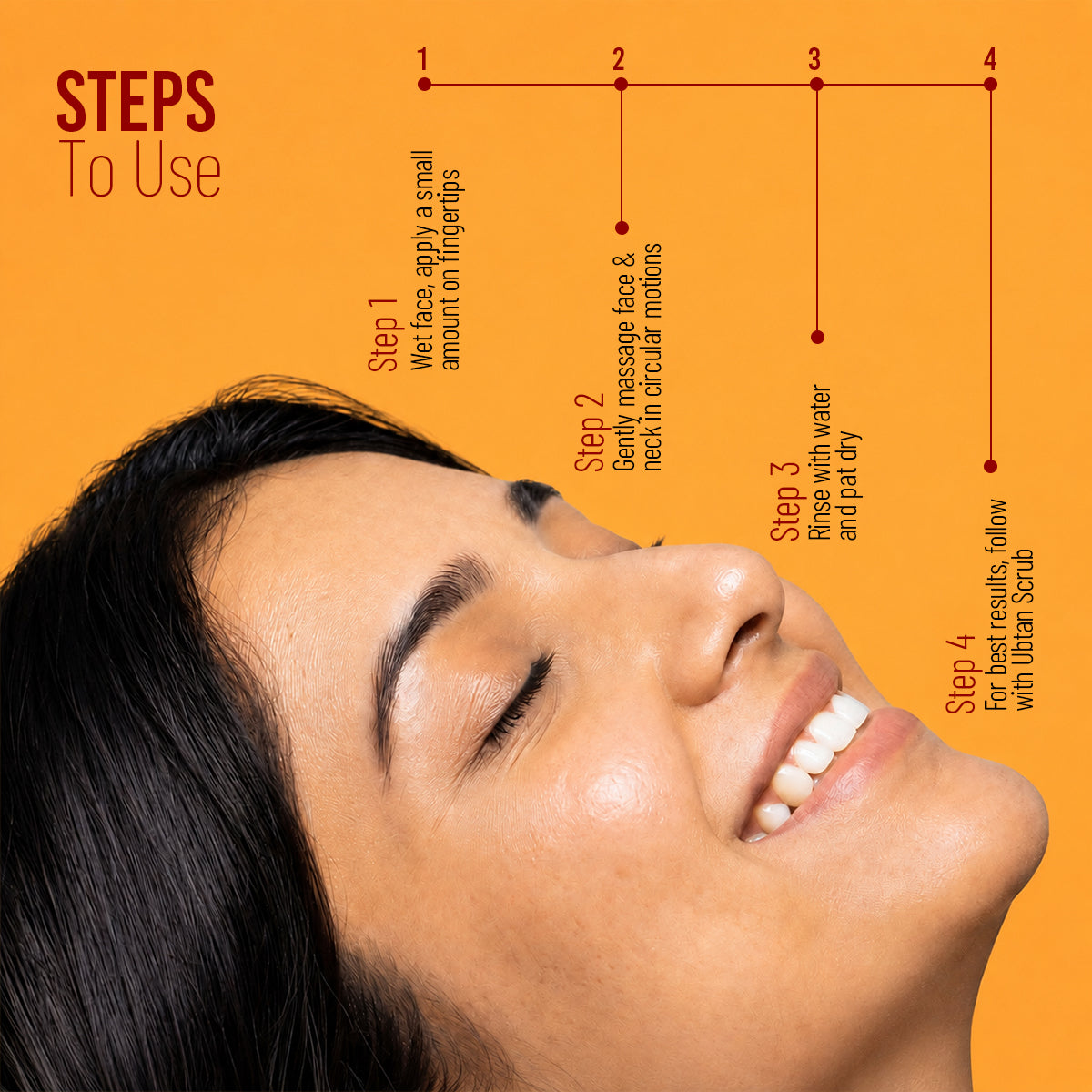 Ubtan Glowing & Tan Removing Facewash