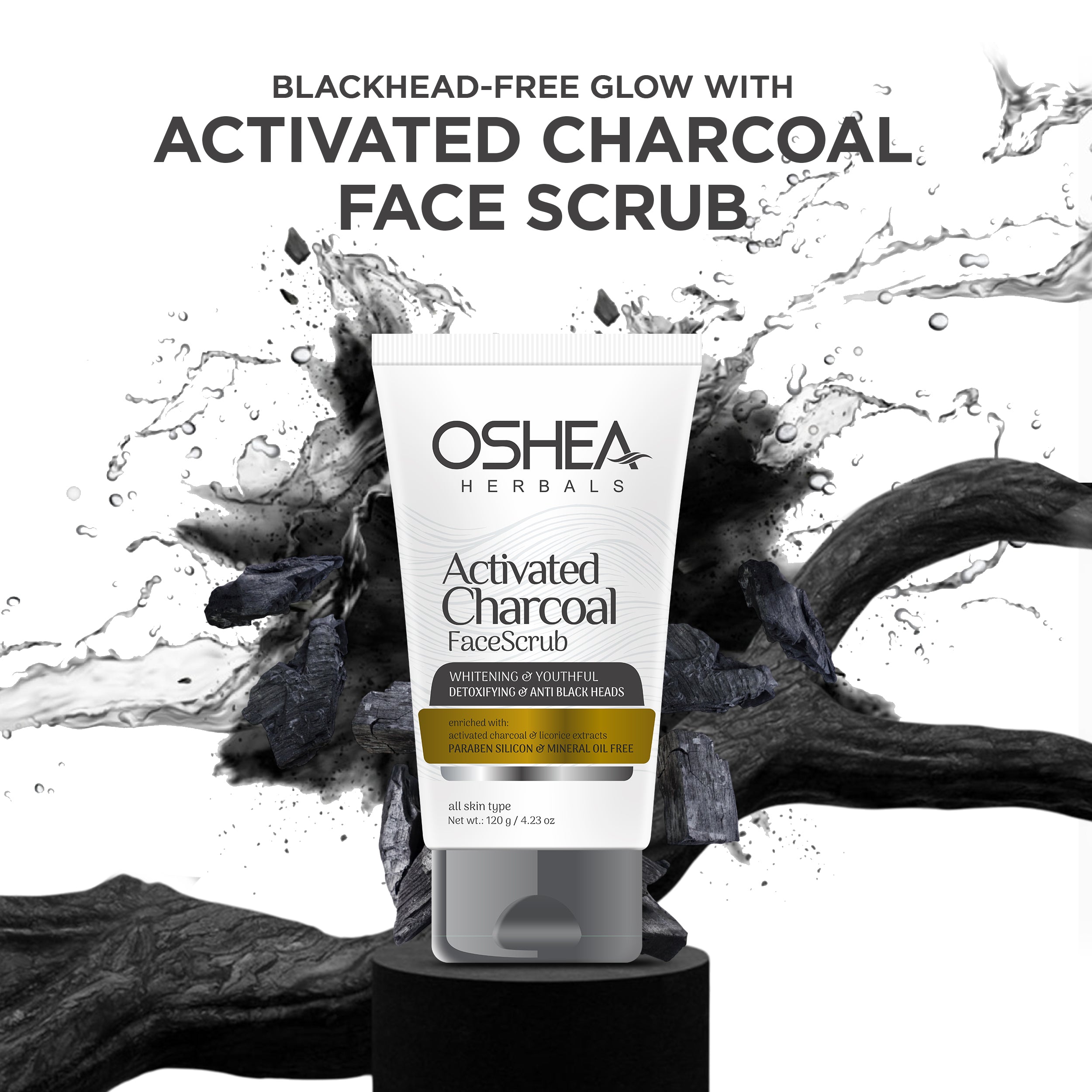 Activated Charcoal Face Scrub