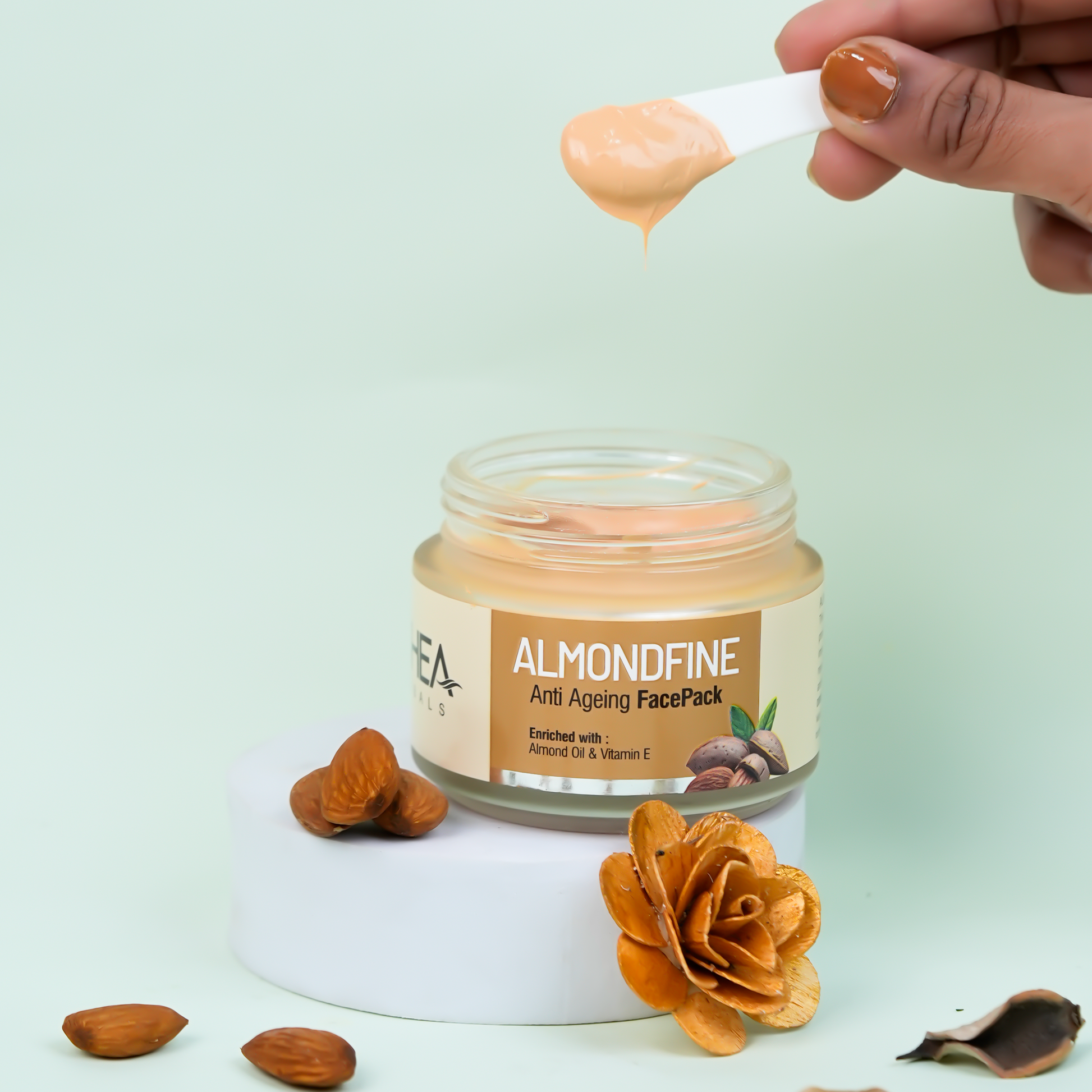 Almondfine Anti-Ageing Facepack(JAR) - Oshea Herbals
