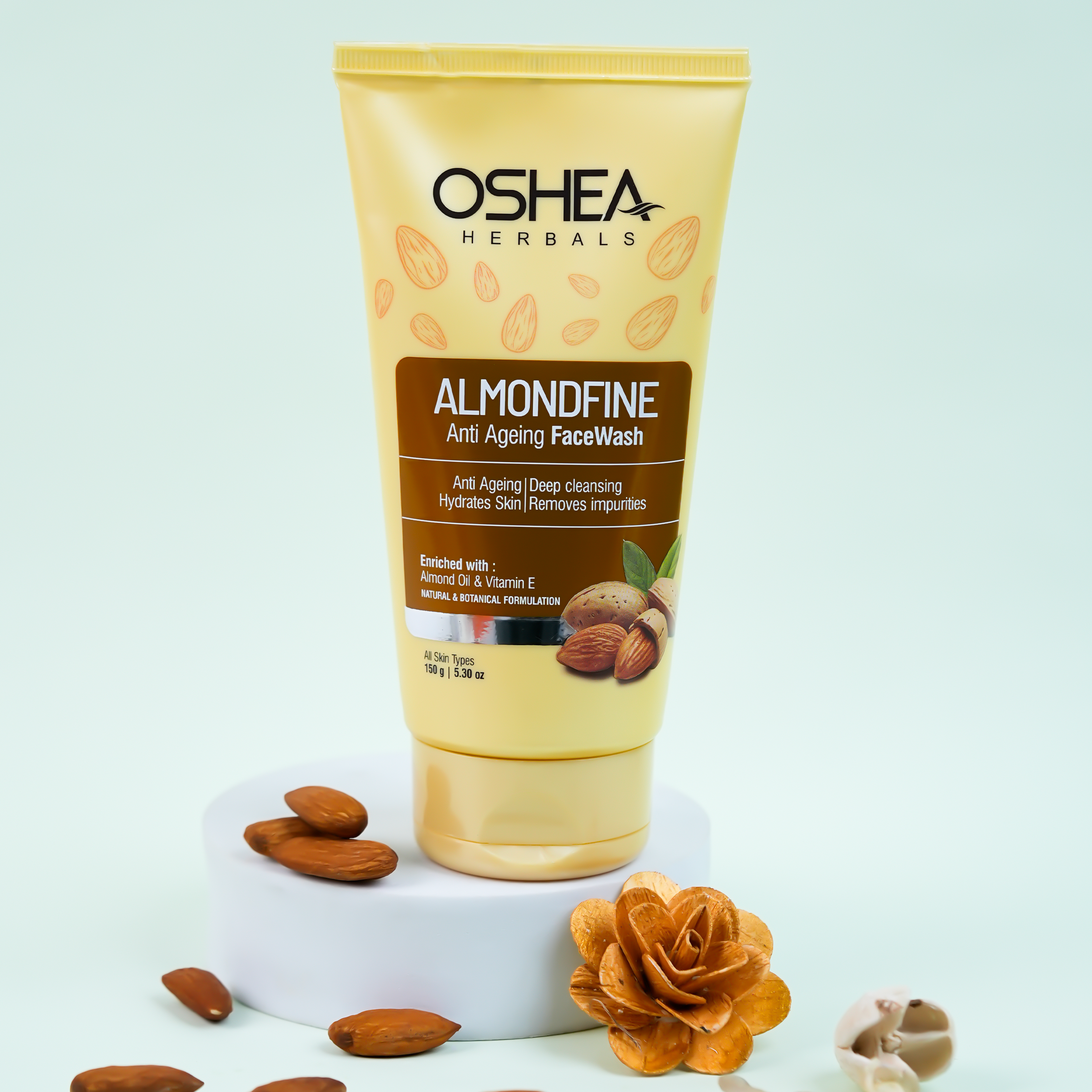 Almondfine Anti Ageing Facewash - Oshea Herbals