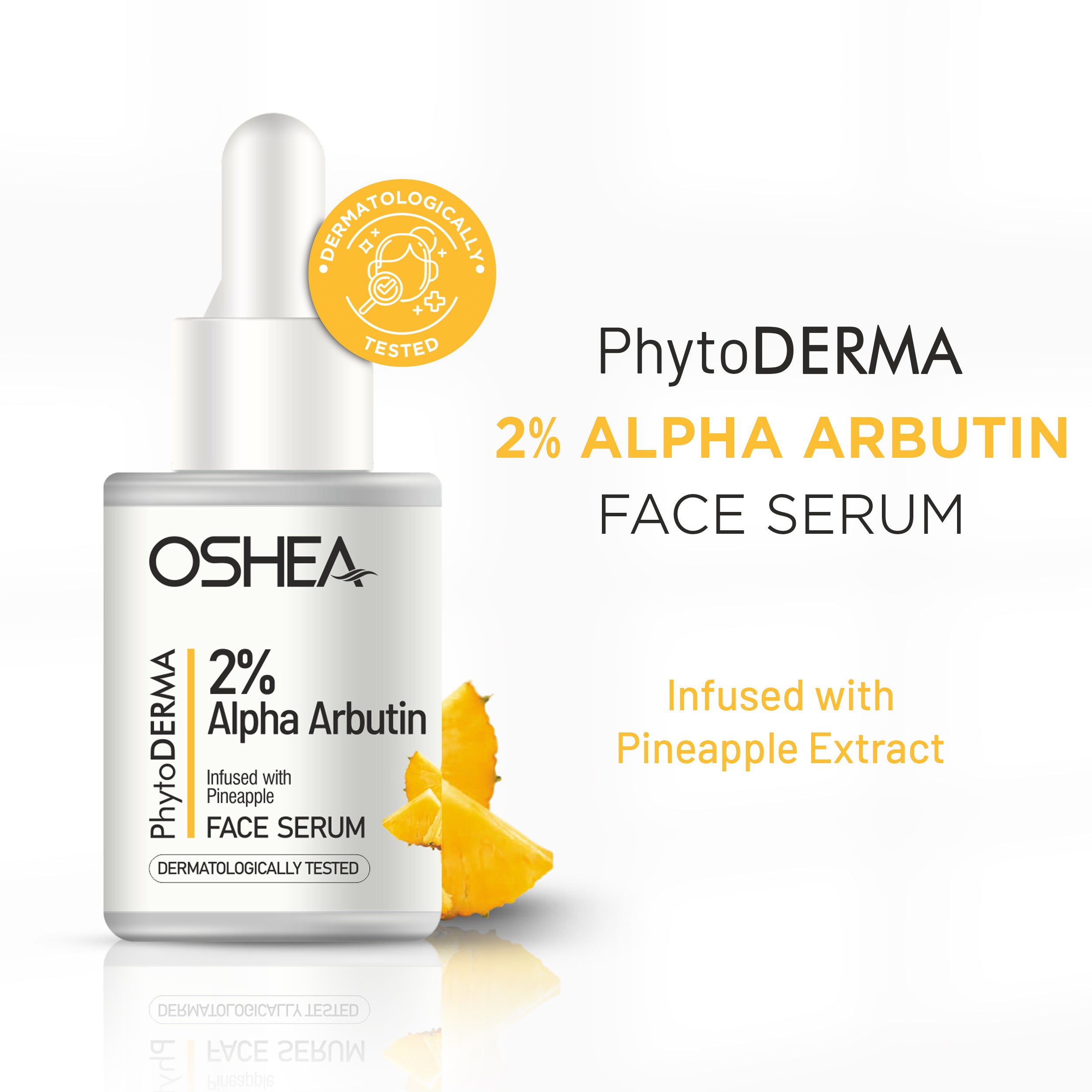Alpha Arbutin Face Serum with Pineapple for Dark Spots and Pigmentation