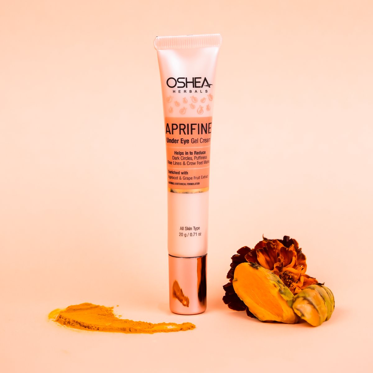 Aprifine Apricot Cream for Under Eye Dark Circle Oshea Herbals