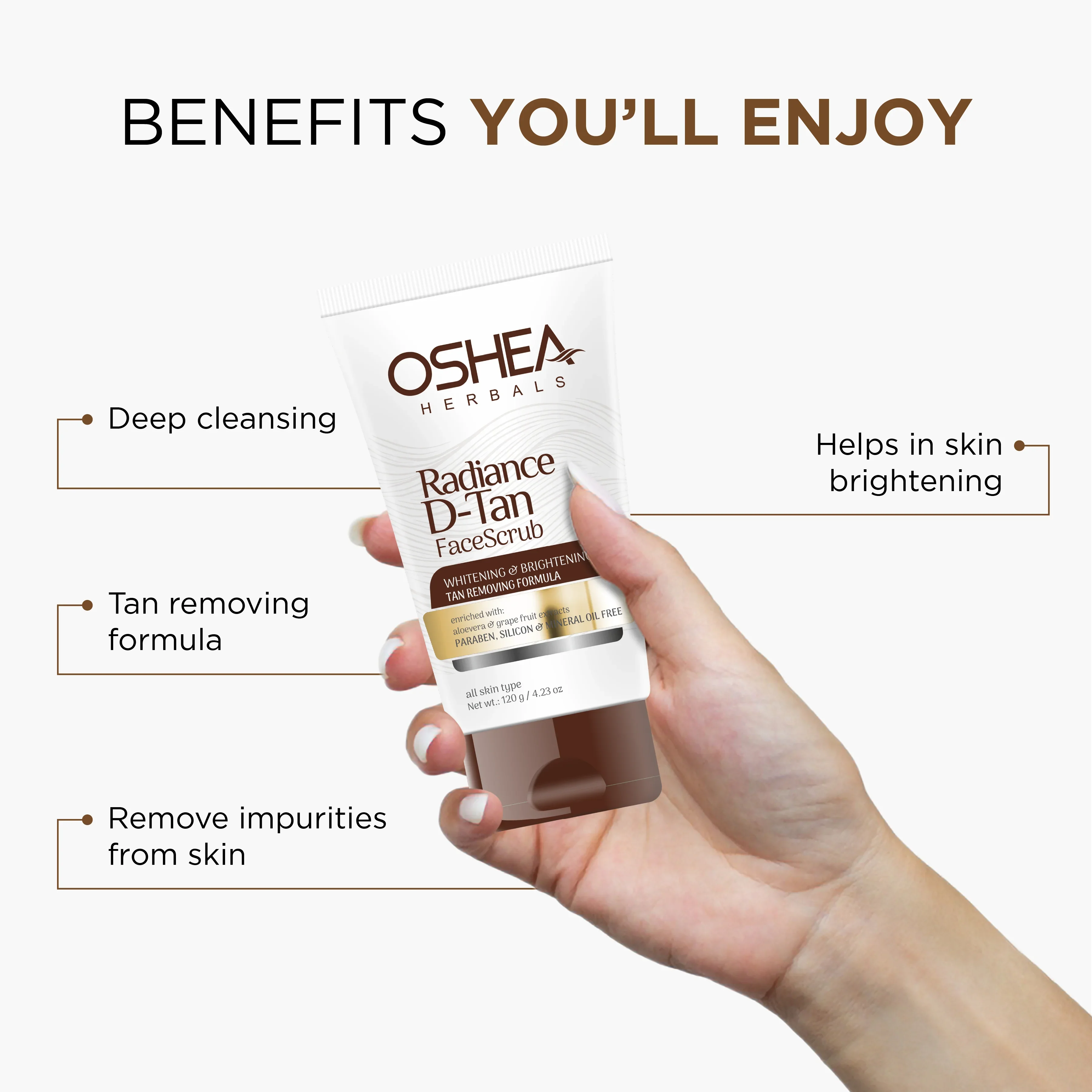 Radiance D-Tan Face Scrub