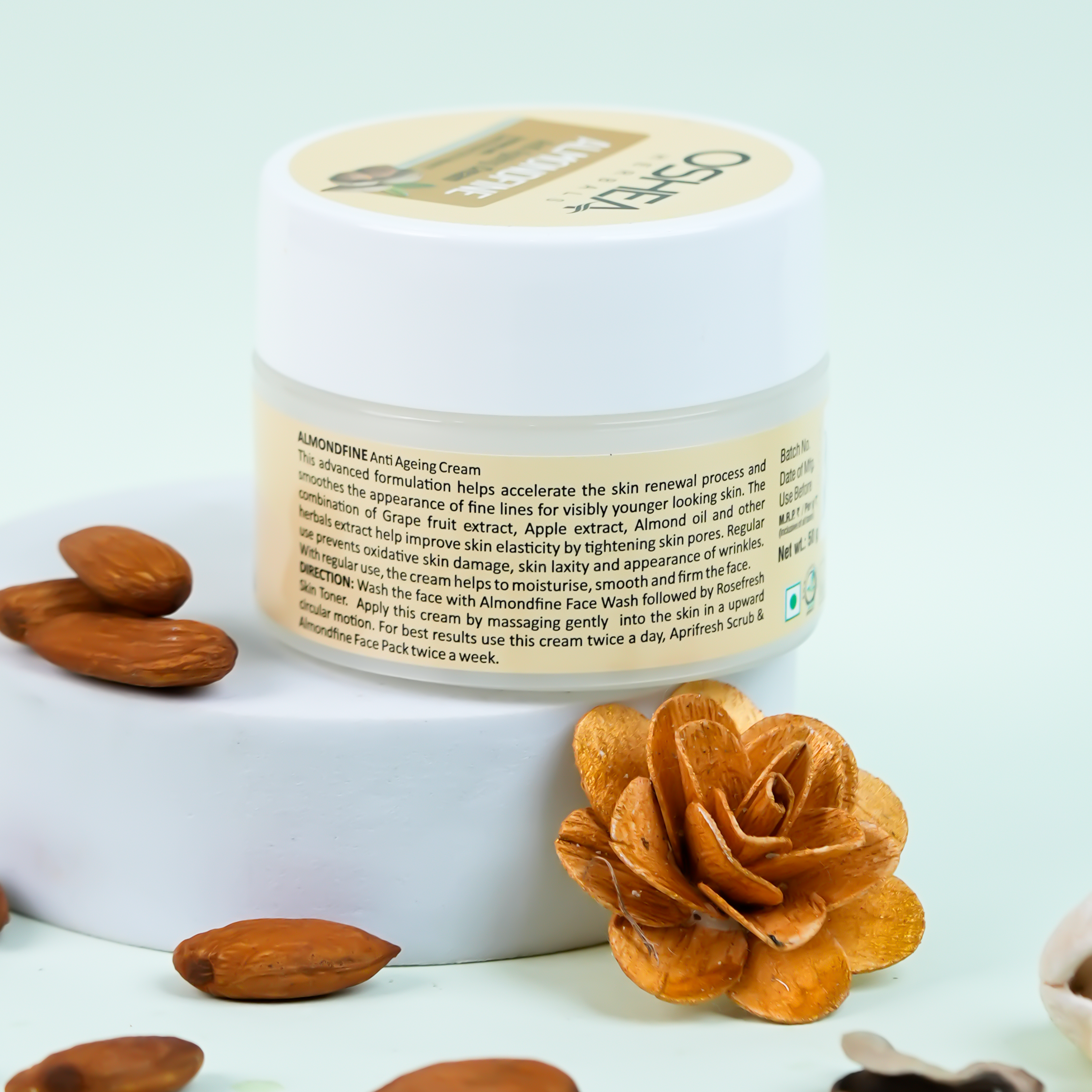 Almondfine Anti Ageing Cream - Oshea Herbals